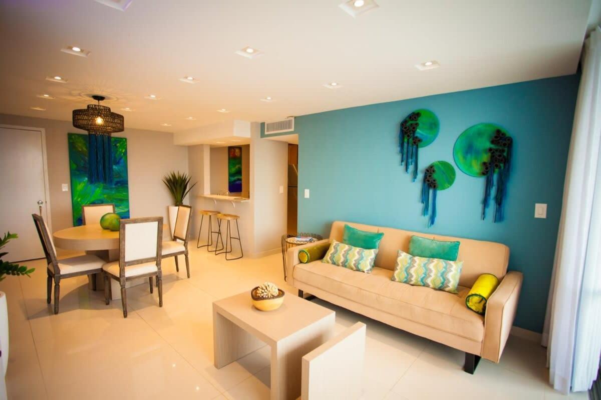 2Br Gem Ocean Front Building Isla Verde Beach ซานฮวน ภายนอก รูปภาพ