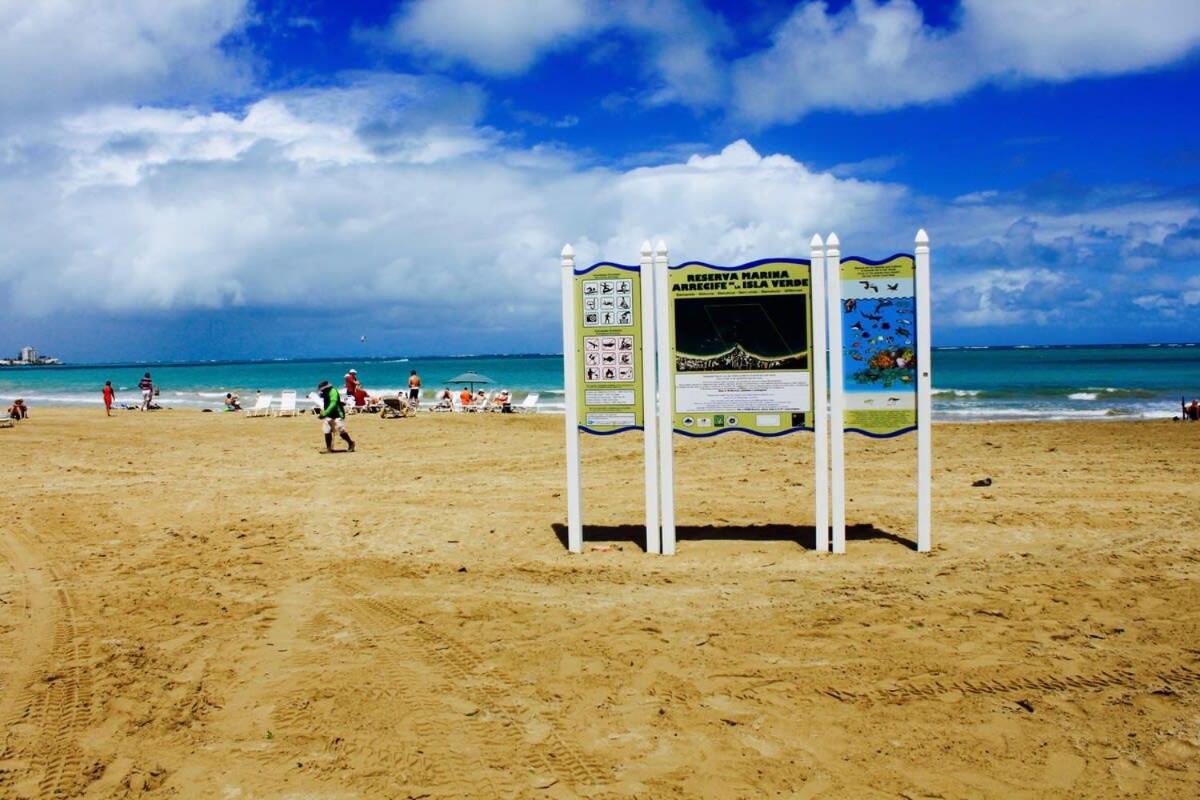 2Br Gem Ocean Front Building Isla Verde Beach ซานฮวน ภายนอก รูปภาพ